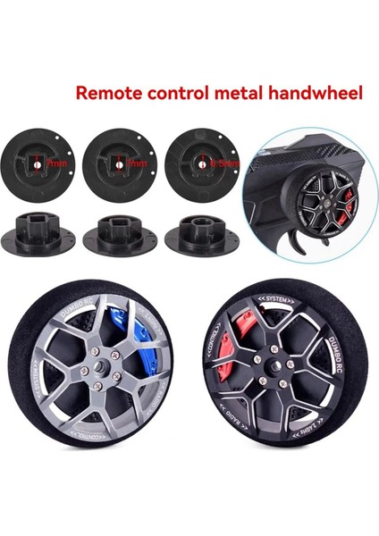 Rc Uzaktan Verici Metal Hand Çarkı X6PM Flysky Nobel NB4X10P Imparatçı Aksesuar Uzak Verici Iyileştirme Kiti B (Yurt Dışından) indirimleri