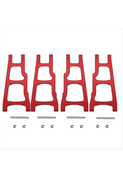 Rc Için Ön Arka Salıncak Kolu 1/10 Traxxas Slash 4x4 Kırmızı (Yurt Dışından)