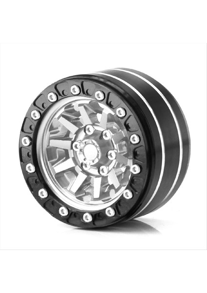 Metal 1 9 Inç Beadlock Wheel Jant Dış Çap Rc 1/10 12MM Altı Paletli Araba Eksenel SCX10 90047 CC01 Trx4 Gümüş (Yurt Dışından) fiyatları