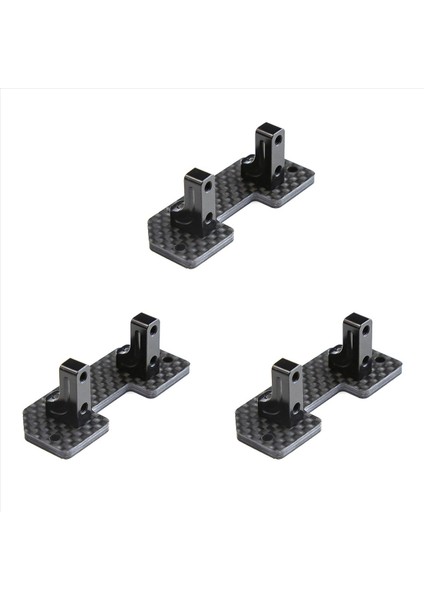 3x Karbon Fiber Servo Montaj Aks Up Eksenel SCX10 SCX10 Iı 90046 1/10 Rc Prıgler Araç Uçaştırması (Yurt Dışından)