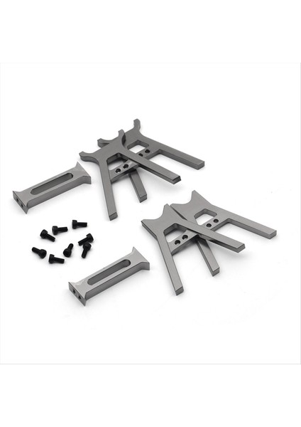 Alüminyum Alaşım Çalışma Stand Onarım Istasyonu Ekran Platformu 1/18 1/24 Rc Araç TRX4M SCX24 FCX24 (Yurt Dışından)