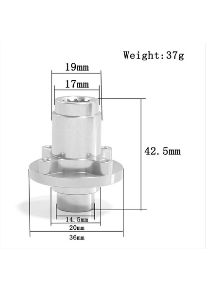 Traxxas X-Maxx 6s 8s Xrt Için Alüminyum Alaşım Düz Şaft Ön Orta ve Arka Evrensel (Yurt Dışından) modelleri