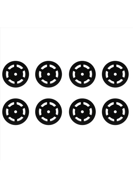 8x 95MM Siyah Yatak Kasnak Tekerlek Kablosu Ekipman Ekipmanı Parça Aşınma (Yurt Dışından)