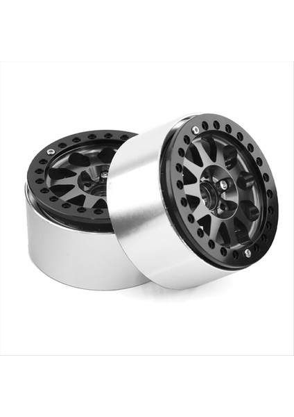 2 2 Inç Beadlock Tekerlek 1 10 Için Ağır Hizmet Tipi Alaşım 1 10 Rc Paletli SCX10 Trx-4 4pcs-Set Gümüş (Yurt Dışından) fırsatları