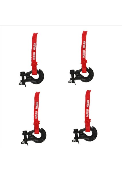 4x Rc Metal Römork Hook Vinç Kancası Vinç Çekme Tag Dekorasyonu 1/10 Rc Prıgler Araç Axıal SCX10 Traxxas Trx4 (Yurt Dışından)