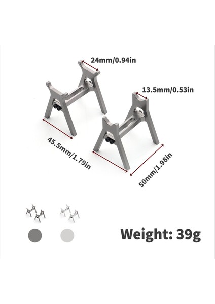 Alüminyum Alaşım Çalışma Stand Onarım Istasyonu Ekran Platformu 1/18 1/24 Rc Araç TRX4M SCX24 FCX24 (Yurt Dışından) indirimleri