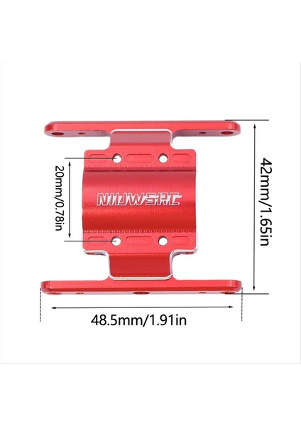 Niuwsrc Rc Skid Plaka Şanzıman Şanzıman Montajı 1/18 Rc Prwler Fcx 18 FCX18 Yükseltme Parçaları Mor (Yurt Dışından) fırsatları