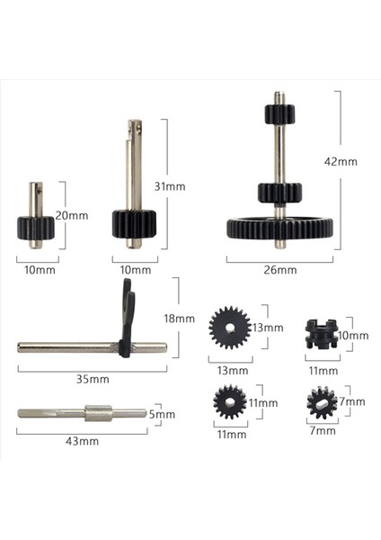 Ldrc LD-P06 Ld P06 Için 2x Çelik Şanzıman Şanzıman Dişli Seti Unımog 1/12 Rc Kamyon Araba Yükseltme Parçaları Aksesuarları (Yurt Dışından) fiyatları
