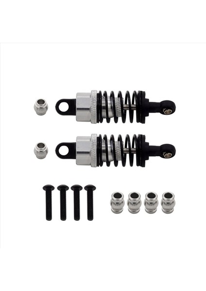 Tamiya Için 4x TT01 TT02 Metal Hidrolik Şok Emici Şok Emici Cnc Uzaktan Kumanda Araba 55MM Gümüş (Yurt Dışından) fiyatları