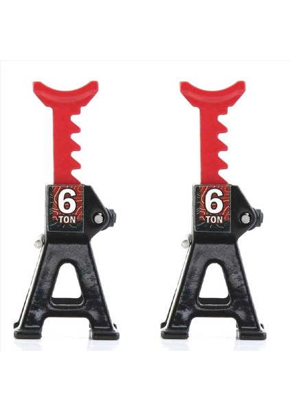 1/24 SCX24 Için 2x FCX24 Rc Araba Kriko Stand Stand Çifti Onarımı Koruyucu Stand Lastik Değişikliği Oyuncak Asansörü Siyah (Yurt Dışından)