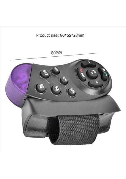 3x Evrensel Direksiyon Simidi Kablosuz Uzaktan Kumanda Araba Cd&#39 Si Için 11 Düğmeler DVD Mp5 Player (Yurt Dışından) fırsatları