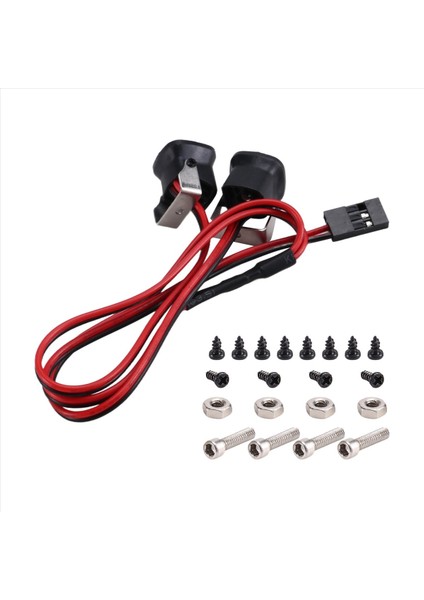 Ön LED Işıklar 1/10 Rc Prıger Axıal SCX10 90046 Trx4 Trx6 Redcat Gen8 2led Mavi Işık (Yurt Dışından)