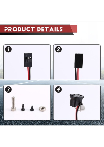 Ön LED Işıklar 1/10 Rc Prıger Axıal SCX10 90046 Trx4 Trx6 Redcat Gen8 2led Mavi Işık (Yurt Dışından) fiyatları