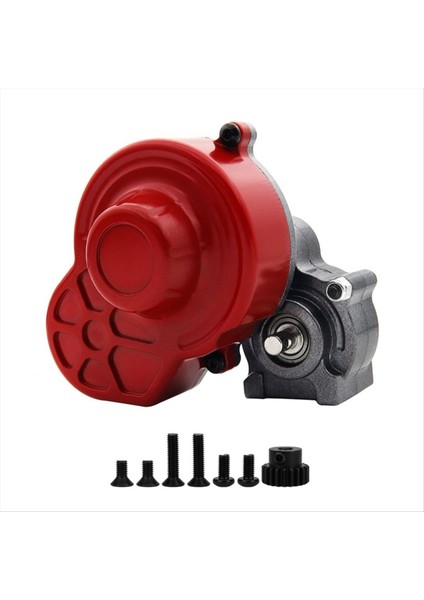 SCX10 Için 1/10 Tırmanma Araba Motor Dişli Model Araç Aksesuarları ile Yükseltilmiş Metal Şanzıman Dişli Montajı (Yurt Dışından)