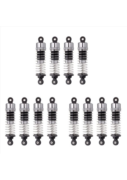 12PCS Yağ Metal Şok Emici Damper Hbx 16889 16889A 16890 16890A SG1601 SG1602 1/16 Rc Araba Yükseltme Parçaları (Yurt Dışından)