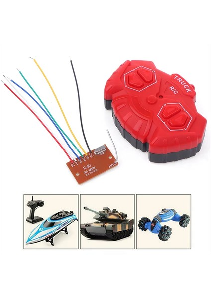 2 4g Dört Yönlü Uzaktan Kumanda Modülü 4ch Rc Uzaktan Kumanda Verici Alıcı Devre Kart Aksesuarları (Yurt Dışından) modelleri