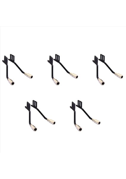 5paır Metal Simülasyon Egzoz Borusu Gaz Traxxas Trx4 Defender Ford Bronco SCX10 Rc Araç Parçaları Egzoz Manifoldu (Yurt Dışından)