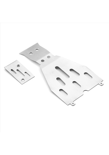 Yarış Paslanmaz Çelik Skid Plaka Şasi Şasi Şasi Zırhı Traxxas Için Parçalar 1/10 Ford F-150 Raptor (Yurt Dışından)