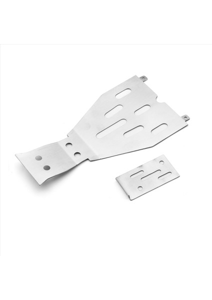 Yarış Paslanmaz Çelik Skid Plaka Şasi Şasi Şasi Zırhı Traxxas Için Parçalar 1/10 Ford F-150 Raptor (Yurt Dışından) fırsatları