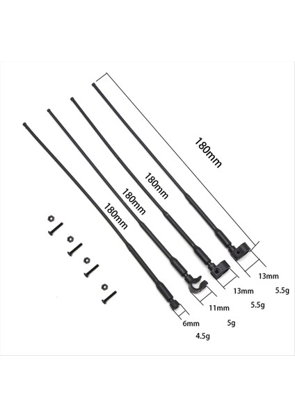 1pcs Simüle Anten Dekoratif Sinyal Hattı 1/10 1/8 Rc Araç Traxxas Trx4 Defender Axial SCX10 Iı 90046 Stil B (Yurt Dışından) indirimleri