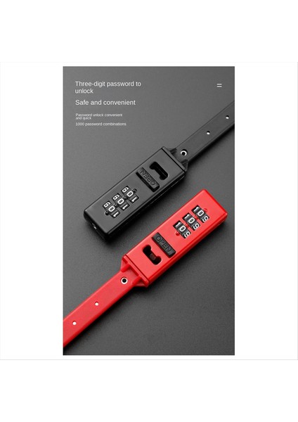 3 Haneli Şifre Kask Kilidi Bisiklet Şifresi Kilidi Elektrikli Scooter Dağ Bisikleti Yol Bisikleti 3 Haneli Kask Kilidi (Yurt Dışından) fiyatları