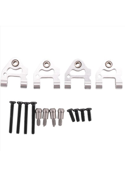 2set Metal Direksiyon Kupası Salıncak Kolu Şok Emici Plaka Wltoys P929 P939 K969 K979 K989 K999 Gümüş (Yurt Dışından)
