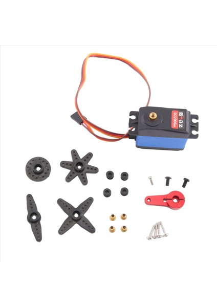 20KG Kısa Vücut Servo Spt 4412LV 180 ° Dijital Metal Dişli Metal Kollu Düşük Profilli 1 10 1 12 Rc Car SCX10 Trx4 (Yurt Dışından)