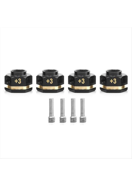 Trx4 Trx6 Tekerlekler Uzatma Hex Adaptörü (+3mm Kalınlık) Için Rc Pirinç Aralayıcılar Tekerlek Hex Hub Genişleticiler (Yurt Dışından)