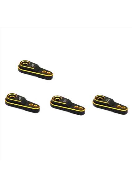 4x Sert Alüminyum Alaşım 25T M3 Direksiyon Bağlantısı Servo Kol Korsası 1/10 Rc Traxxas Trx4 Metal Yükseltme Parçaları Altın (Yurt Dışından)