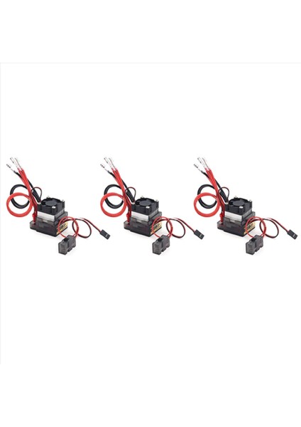 3x 320A 7 2V-16V Rc Otomobil Kamyonu Teknesi Için Çift Yönlü Fırçalanmış Esc Hız Kontrolörü (Yurt Dışından) fiyatları