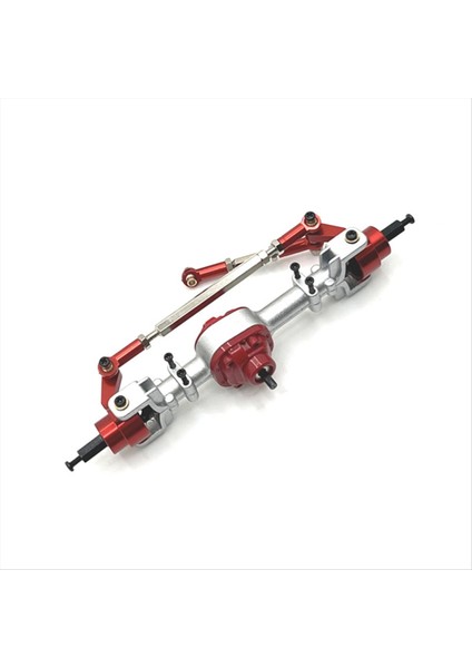 Mnmodel Için Ön ve Arka Aks Assy 1/12 MN82 LC79 MN78 Uzaktan Kumanda Araç Parçaları Metal Yükseltme Kırmızı (Yurt Dışından) modelleri