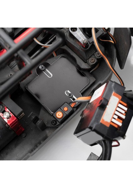 Traxxas Için Esc Montaj Plakası 1/8 Arrma 1/7 1/8 Kamyon Yükseltme Parçaları Aksesuarları Siyah (Yurt Dışından) modelleri