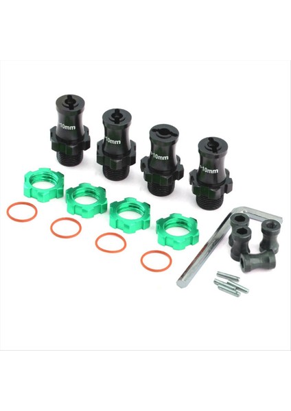 1/10 Slash 2WD 4x4 Rustler Stampede Rc Araba Yükseltme Parçaları Yeşil (Yurt Dışından)