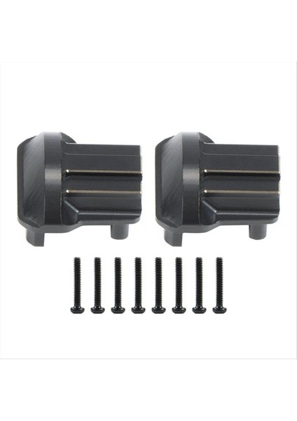 Traxxas Için 1/18 Trx4-M Yükseltme Parçaları TRX4M Pirinç Ön ve Arka Aks Mahkeme Aks Kapağı Pirinç Karşı Ağır (Yurt Dışından)