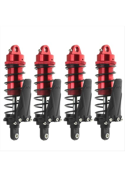 4pc Metal Rc Piggyback Şok Emici Delek 1/10 Rc Craıl Araş Trx-4 Trx4 Eksenel SCX10II D90 CC01 Kırmızı (Yurt Dışından) fırsatları
