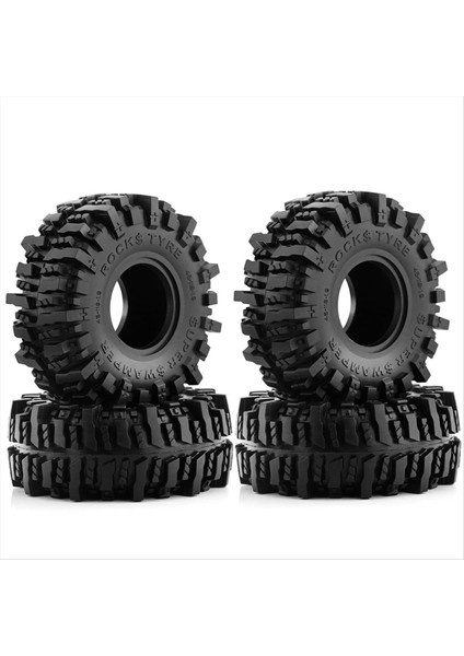 4pcs 120MM 1 9in Kauçuk Kapalı -Oad Lastikleri 1 10 Rc Prıgler Araç Axıal SCX10 90046 AXI03007 Trx4 (Yurt Dışından)