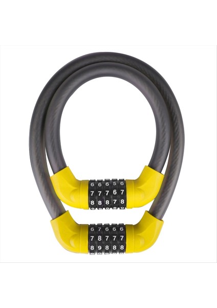 2pcs Evrensel Bisiklet Kilitleri Hırsızlık Karşıtı 5 Hanlı Şifre Yol Bisikleti Güvenlik Çelik Tel Locker Bisiklet Aducası (Yurt Dışından)