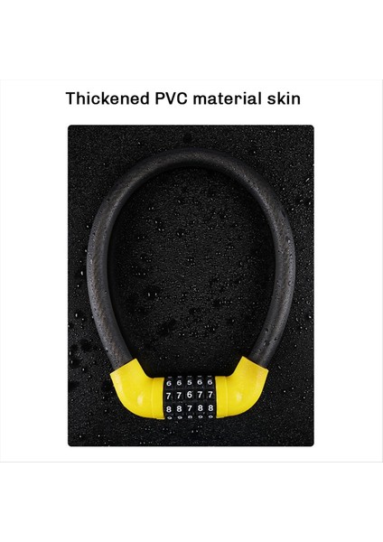 2pcs Evrensel Bisiklet Kilitleri Hırsızlık Karşıtı 5 Hanlı Şifre Yol Bisikleti Güvenlik Çelik Tel Locker Bisiklet Aducası (Yurt Dışından) modelleri