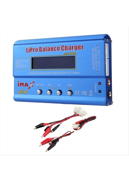 Imax B6 80W Lıpo Pil Şarj Cihazı+Tamiya Kablosu Nımh Li-Cd Dijital Lipro Denge Şarj Cihazı Pil Akıllı Şarj Cihazı (Yurt Dışından)