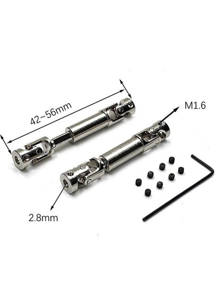 1/24 FCX24 Rc Araç Parçaları ve Aksesuarları Metal Yükseltme Ön ve Arka Sürücü Milleri (Yurt Dışından) modelleri