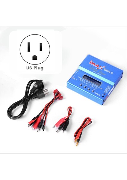 Imax B6AC 80W Rc Denge Şarj Cihazı+T Kablosu Dijital Li-Ion Life Nımh Nıcd Pb Lıpo Pil Basacağı Abd Fişi (Yurt Dışından) modelleri