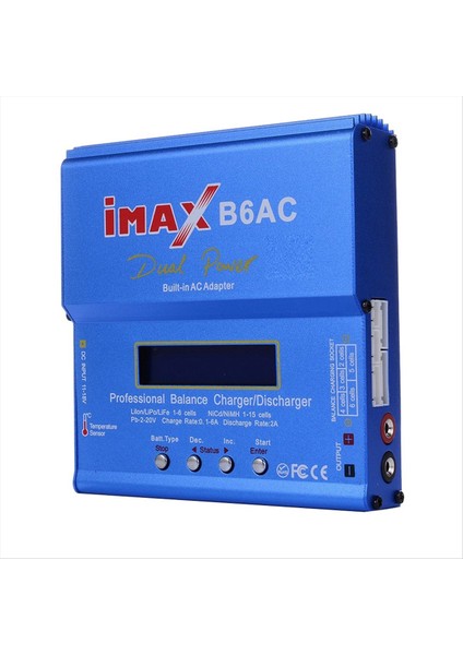 Imax B6AC 80W Rc Denge Şarj Cihazı+T Kablosu Dijital Li-Ion Life Nımh Nıcd Pb Lıpo Pil Basacağı Abd Fişi (Yurt Dışından) indirimleri
