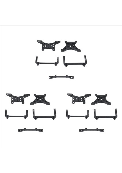 3x Ön ve Arka Şok Kuleleri Hbx 16889 16889A 16890 16890A Sg 1601 Sg 1602 Rc Araç Parçaları Aksesuarları (Yurt Dışından)