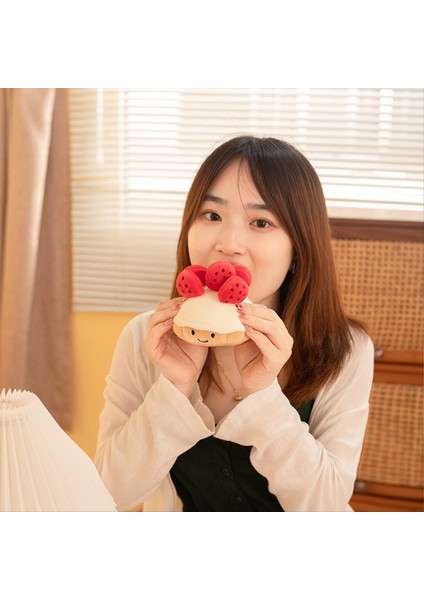 Peluş Pasta Peluş Oyuncak Meyve Muffin Şekilli Peluş Oyuncak Sevimli Atıştırmalık Parti Dekorasyon Si Oyuncak Pembe (Yurt Dışından) fiyatları