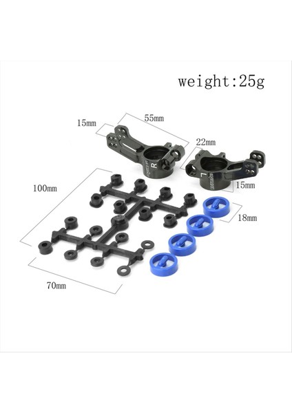 2pcs Metal Arka C-Hub Taşıyıcı Blok Kyosho MP10 Için IFW608B 1/8 Rc Araba Yükseltme Parçaları Aksesuarları (Yurt Dışından) modelleri