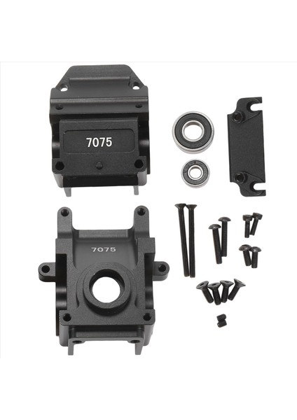 Arrma Için Metal Ön Arka Dişli Kutusu Muhafaza Dişli Kutusu 1/8 Karton Typhon Outcast Talion 1/ 7infraksiyon Sınırsız Siyah (Yurt Dışından) modelleri