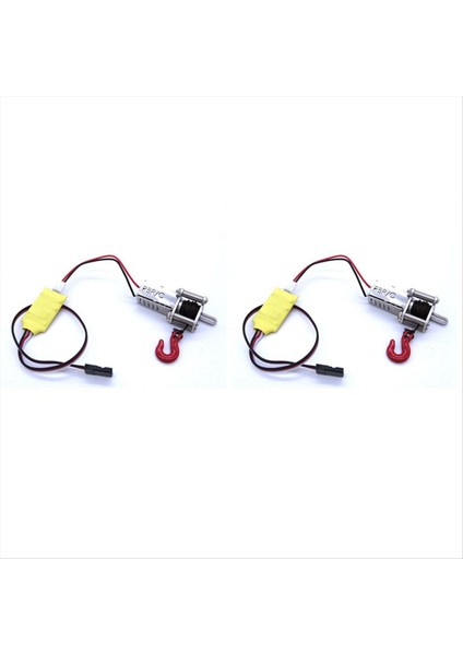 Wpl B14 B24 B16 B36 C14 C24 C34 Mn D90 MN99S Rc Araç Parçaları Için 2x Metal Otomatik Simüle Vinç (Yurt Dışından)