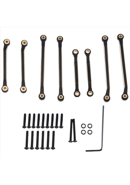 Traxxas 1/18 Rc Prıger TRX4M Yükseltme Parçaları Için Metal Şasi Bağlantısı Clearan ve Direksiyon Bağlantısı Seti (Yurt Dışından)