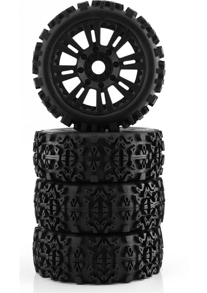 4pcs 1/8 Off-Road Araba Buggy Wheels Lastikleri 120MM Kauçuk Kaya Lastikleri Redcat Takımı Losi Vrx Hpı Kyosho Hsp Carson (Yurt Dışından) fiyatları