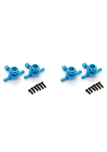 4pcs Metal Ön Düz Knuckle Kollar Direksiyon Knuckle Tamiya TT02 Tt-02 1/10 Rc Araba Yükseltme Parçaları (Yurt Dışından)
